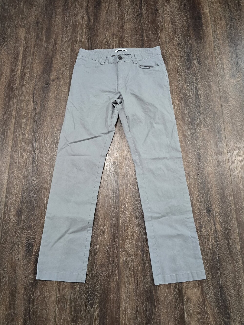 Calvin Klein Light Gray Chino Pants - Slim Fit